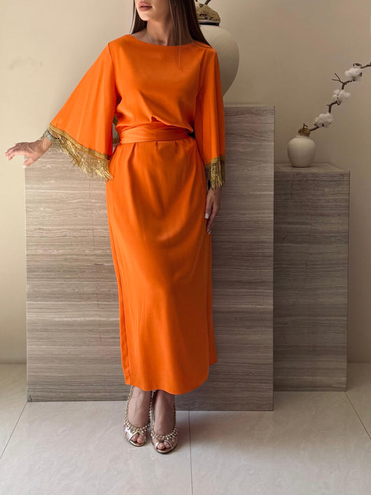 Beads Sleeves - Orange