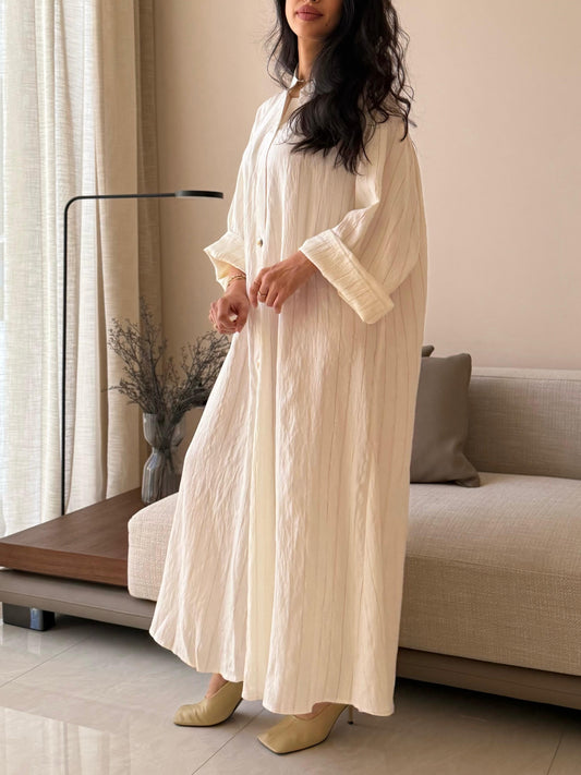 Light Crumbles Dress- cream