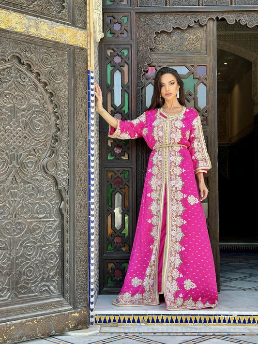 Morrocan Kaftan - pink x pearls