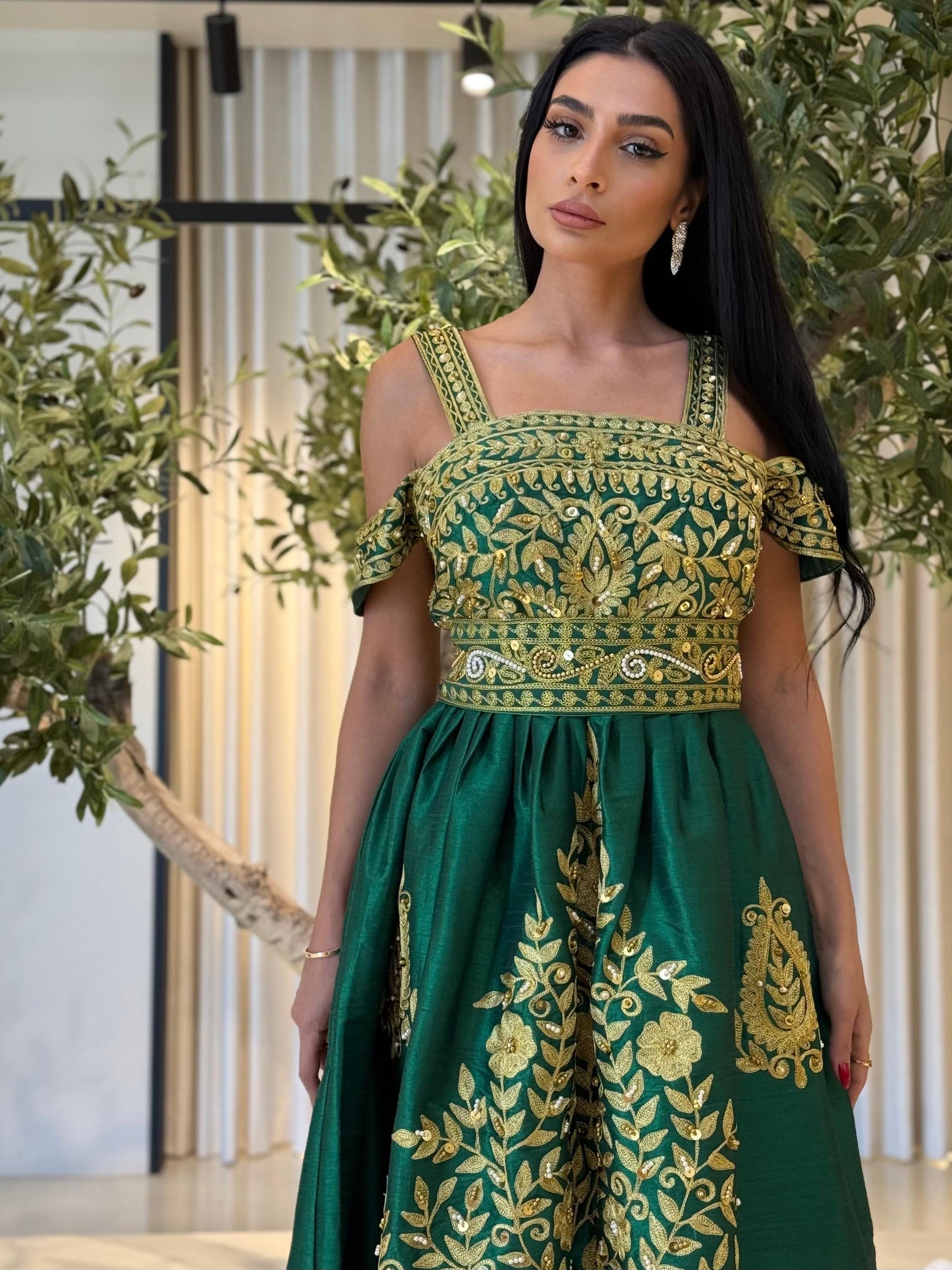 Jelwa Nashel Bridal Dress - Green 2