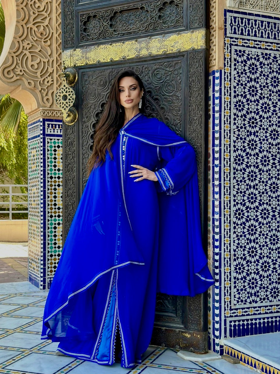 Morrocan Kaftan - Royal Blue