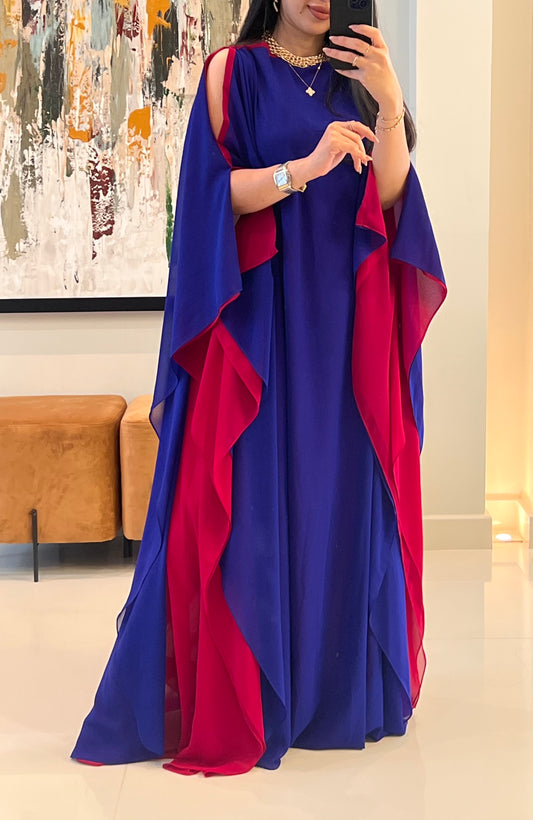 Royal blue Flow•Cutout shoulder•