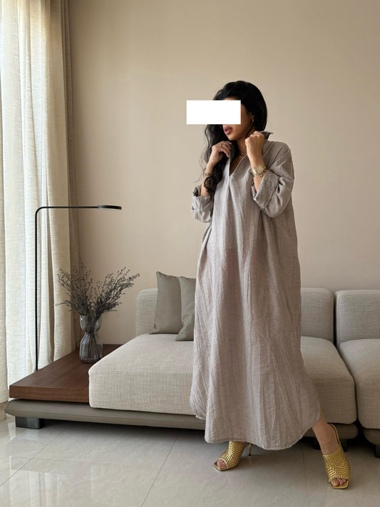Light Crumbles Dress- Light Grey