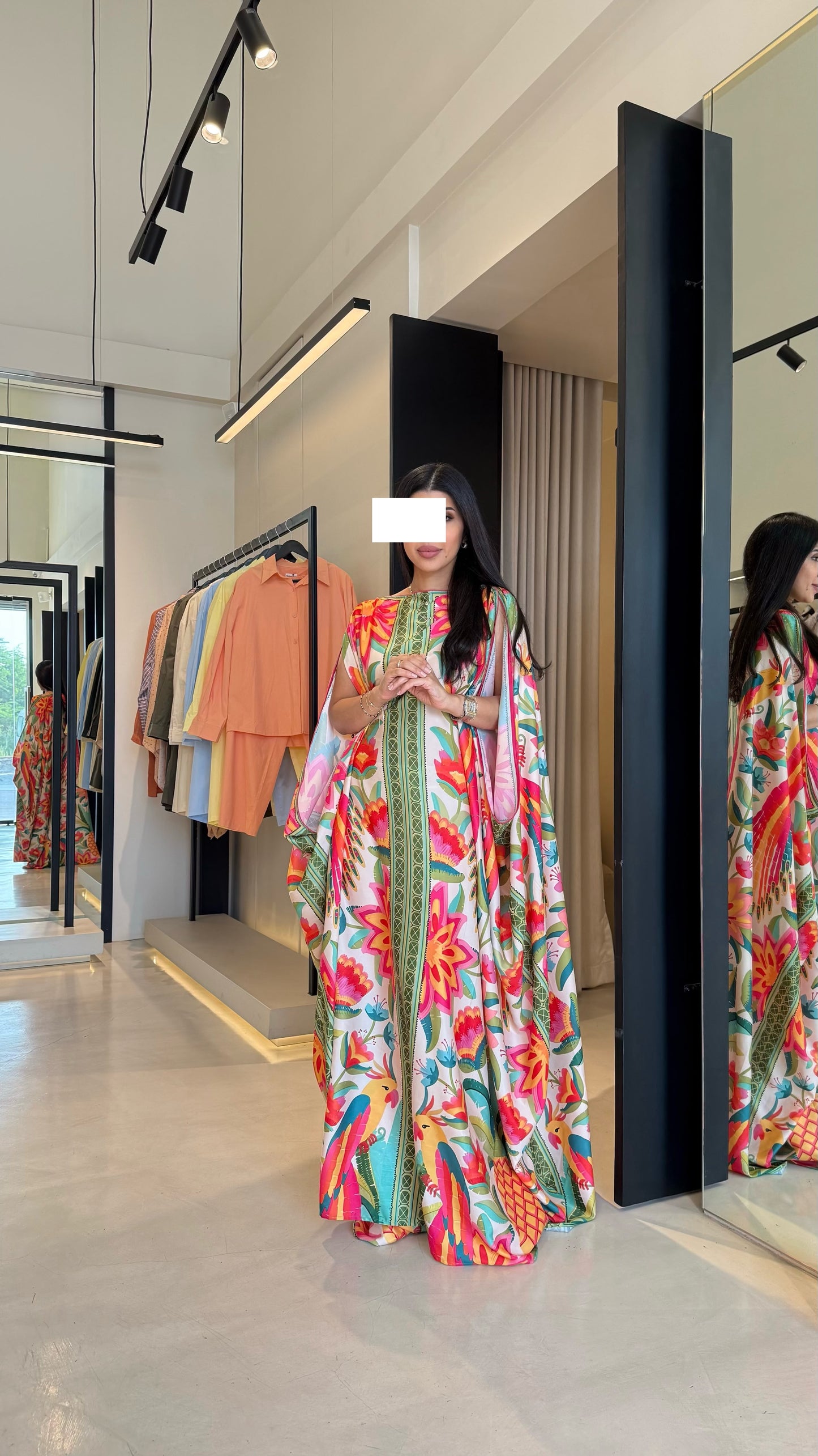 Summer floral kaftan  - Floral Drapes