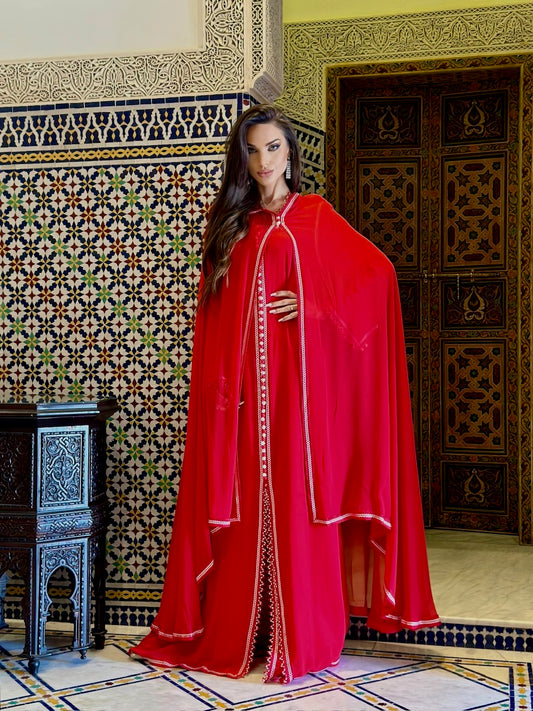 Morrocan Kaftan - Red