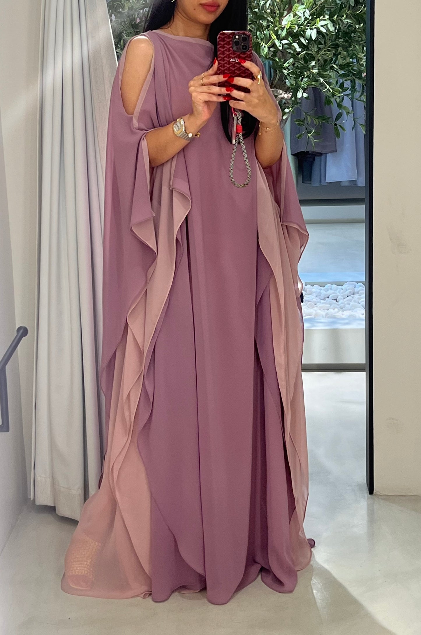 Nude x Dirty Pink • open shoulders•