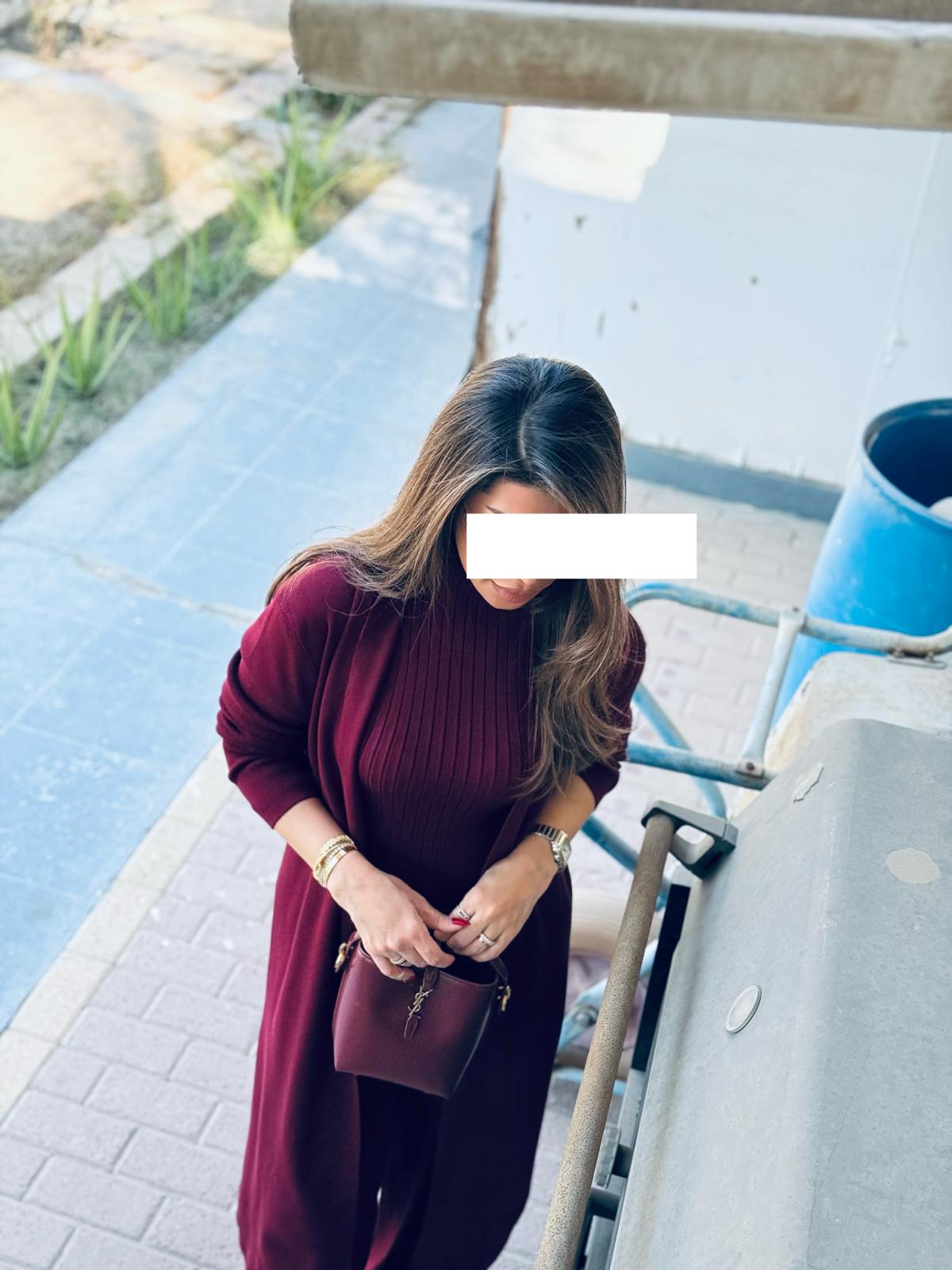 Winter 3 piece set - wool maroon