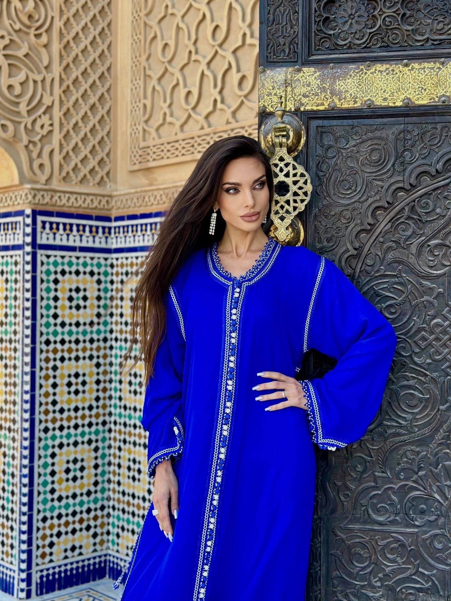 Morrocan Kaftan - Royal Blue