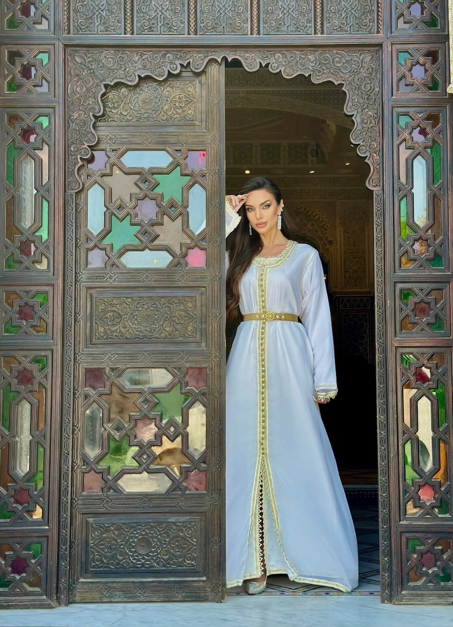 Morrocan Kaftan - white