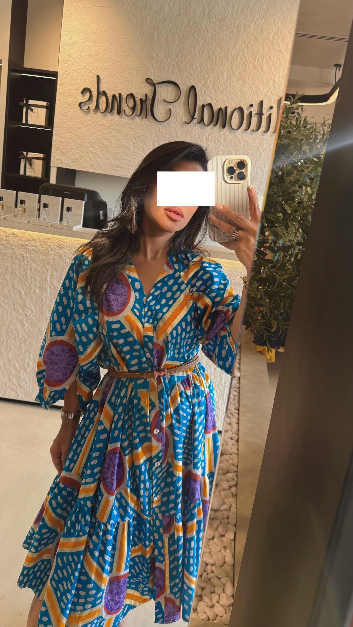 Summer Collection - Printed Blue Dress