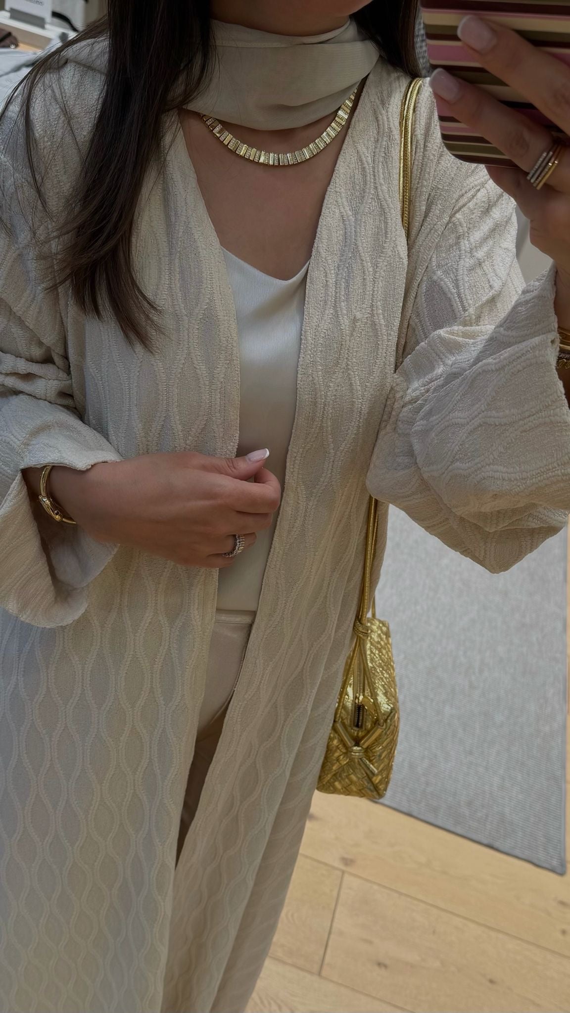 The Basic Abaya -Crème