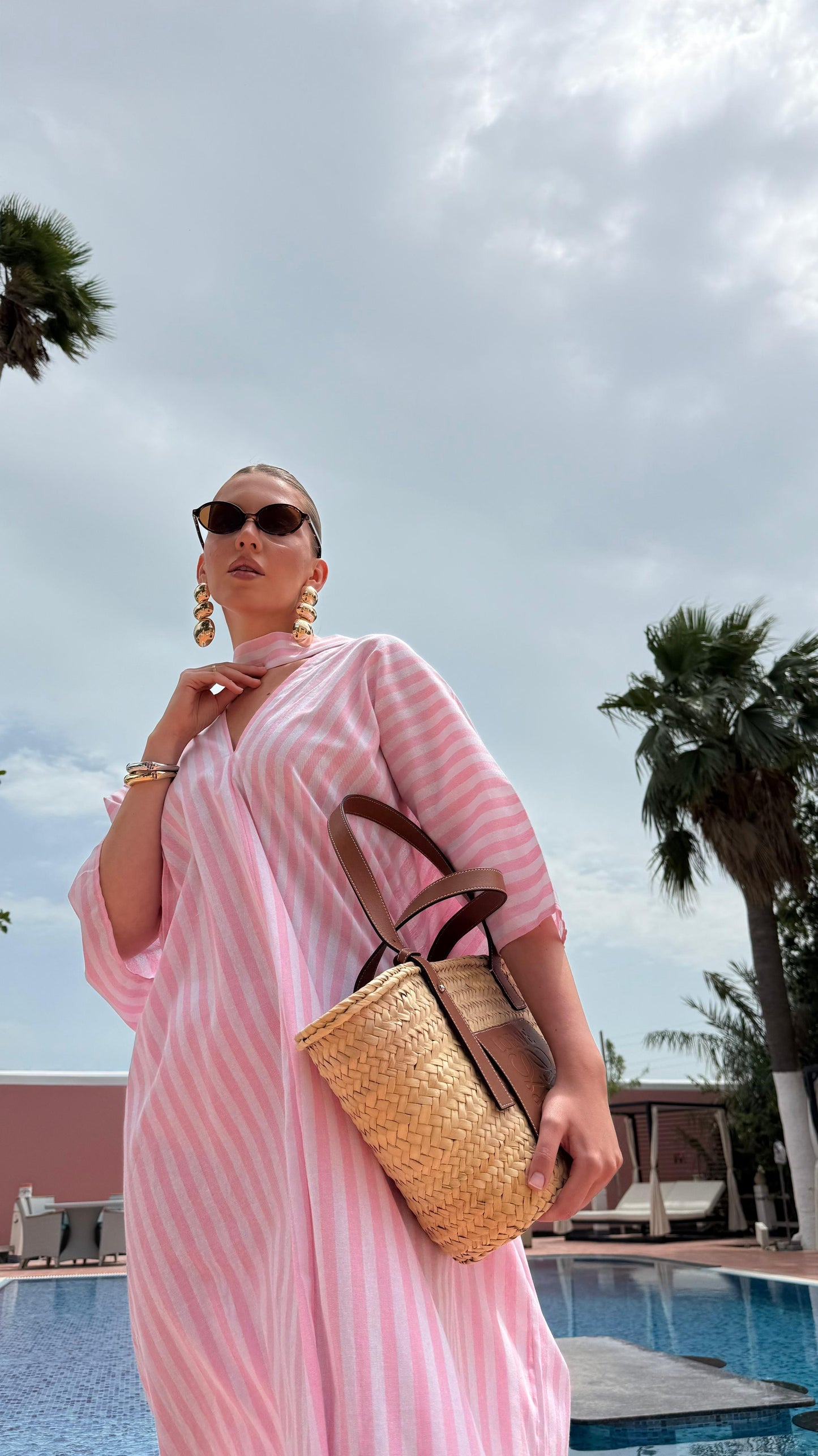 TT Summer Dress- Pink Stripes