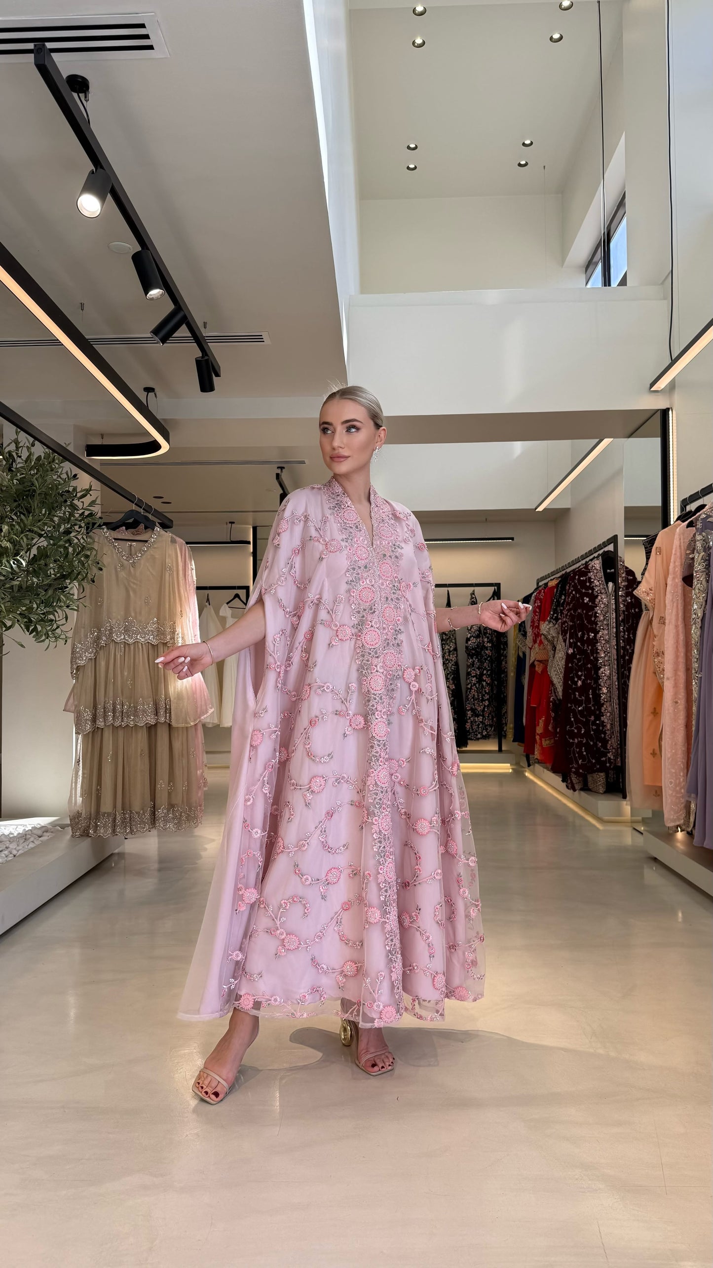 Cape Jelwa Kaftan -Rose