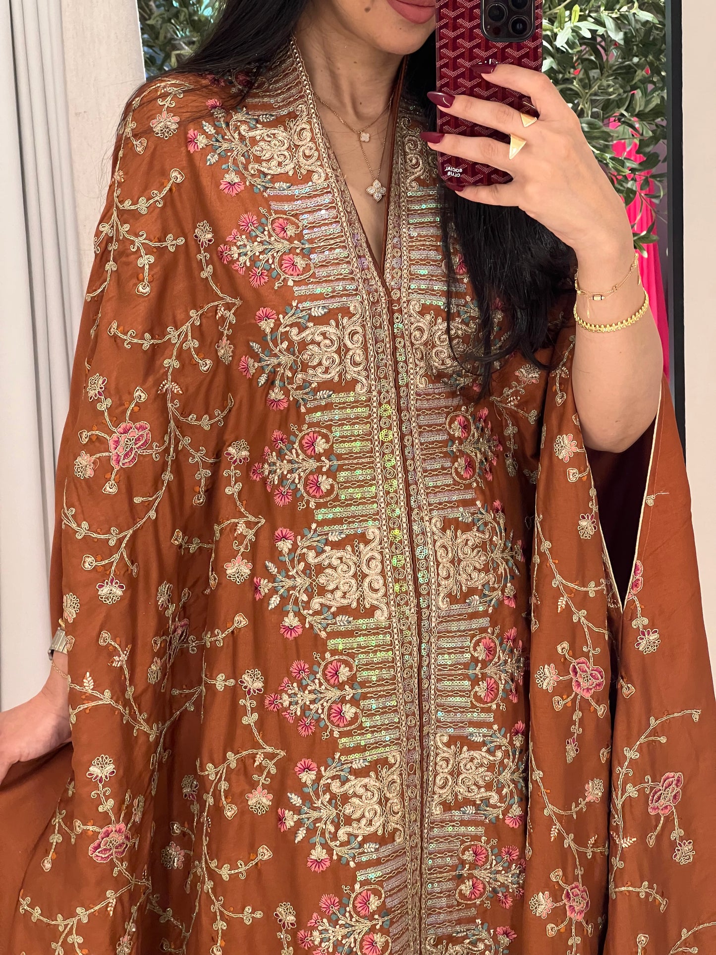 Jelwa Cape kaftan - Copper
