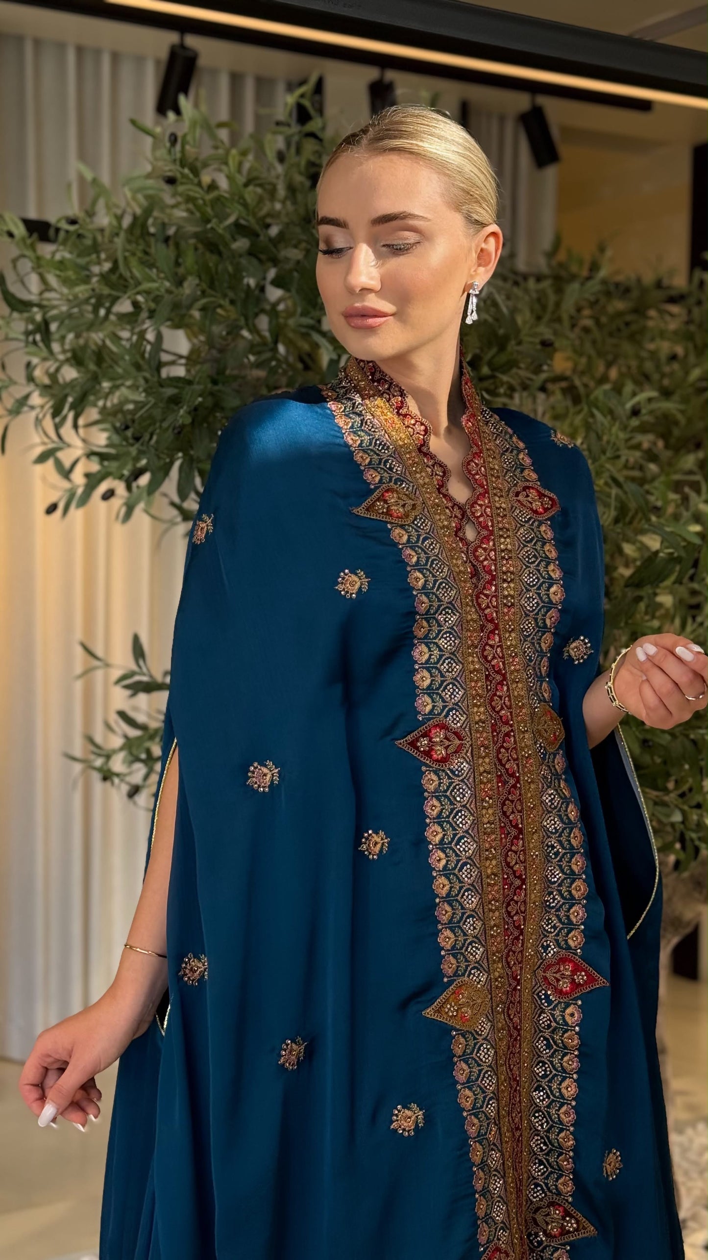 Cape Jelwa Kaftan -Teal