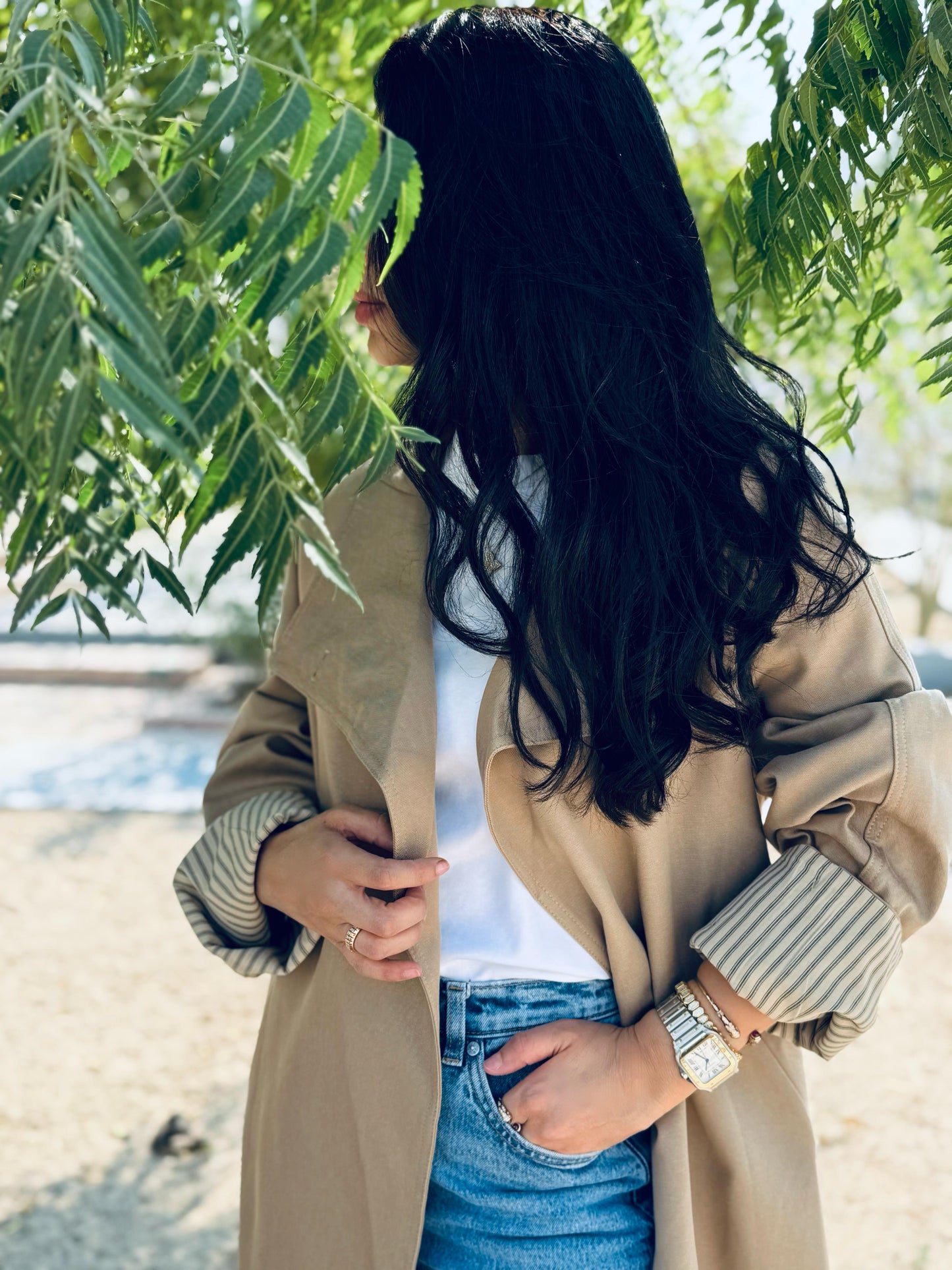 Winter Trench Coat- Beige