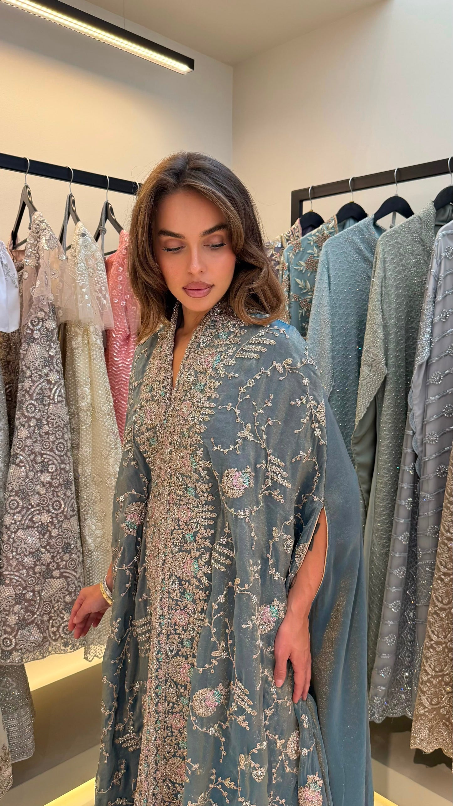 Cape Jelwa Kaftan -Mint