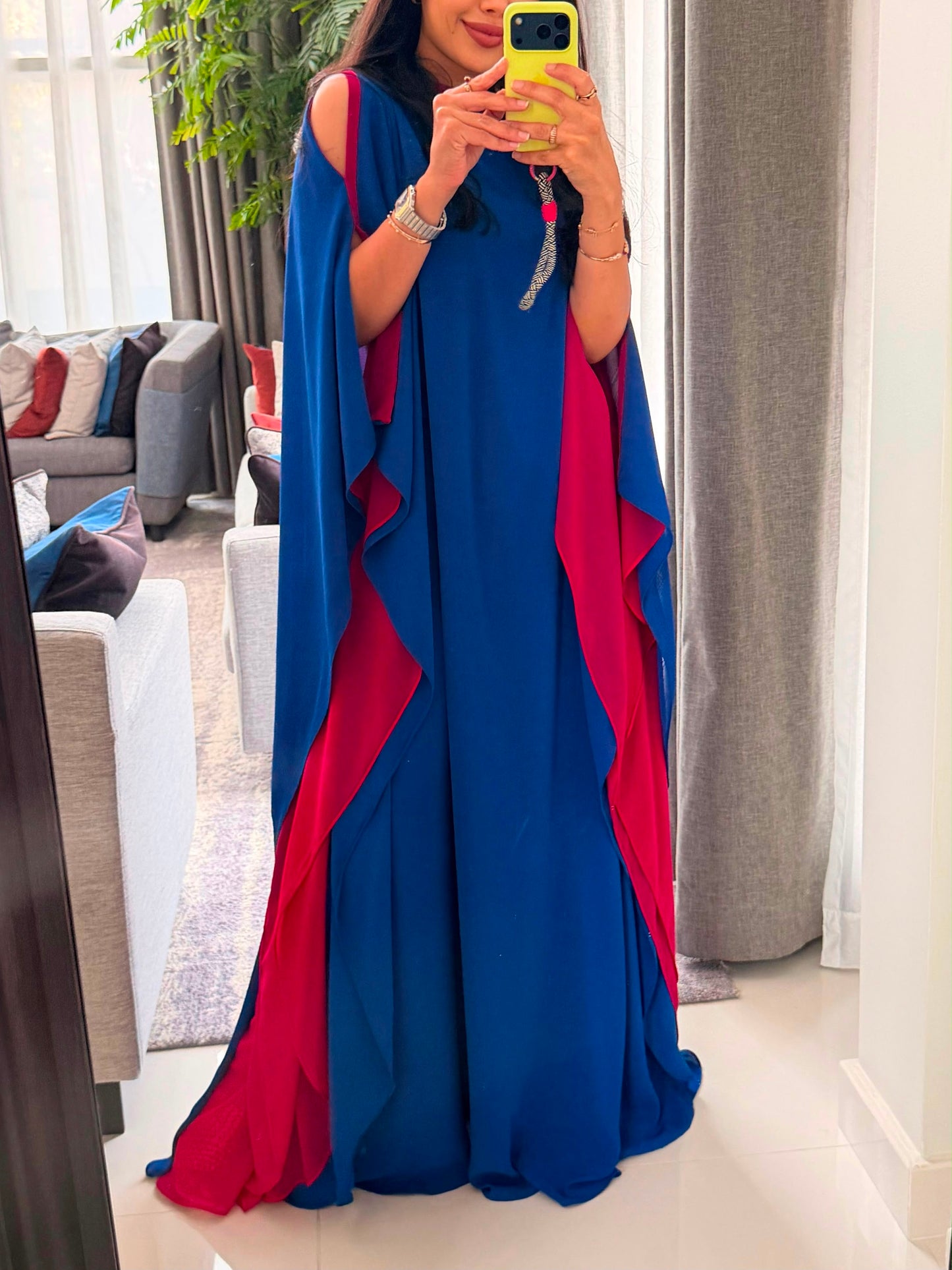 Flow Royal Blue x Magenta - open shoulders