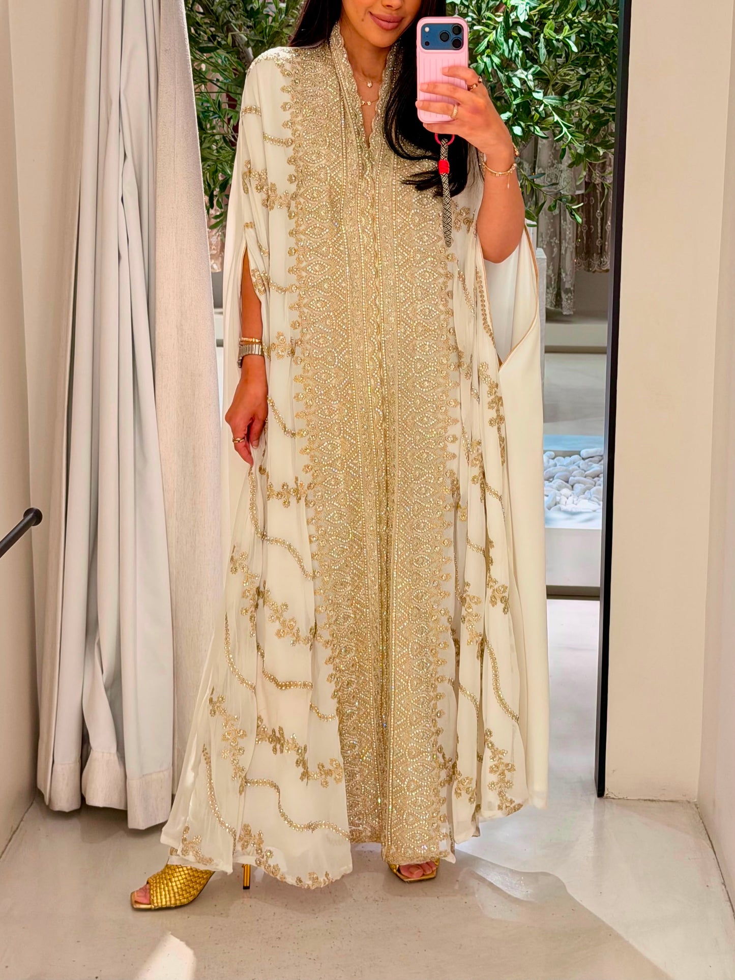 Jelwa Cape Kaftan- cream