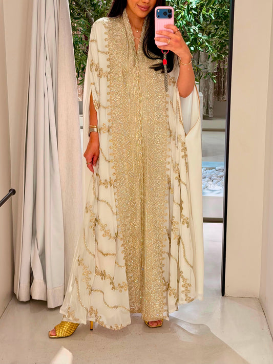 Jelwa Cape Kaftan- cream