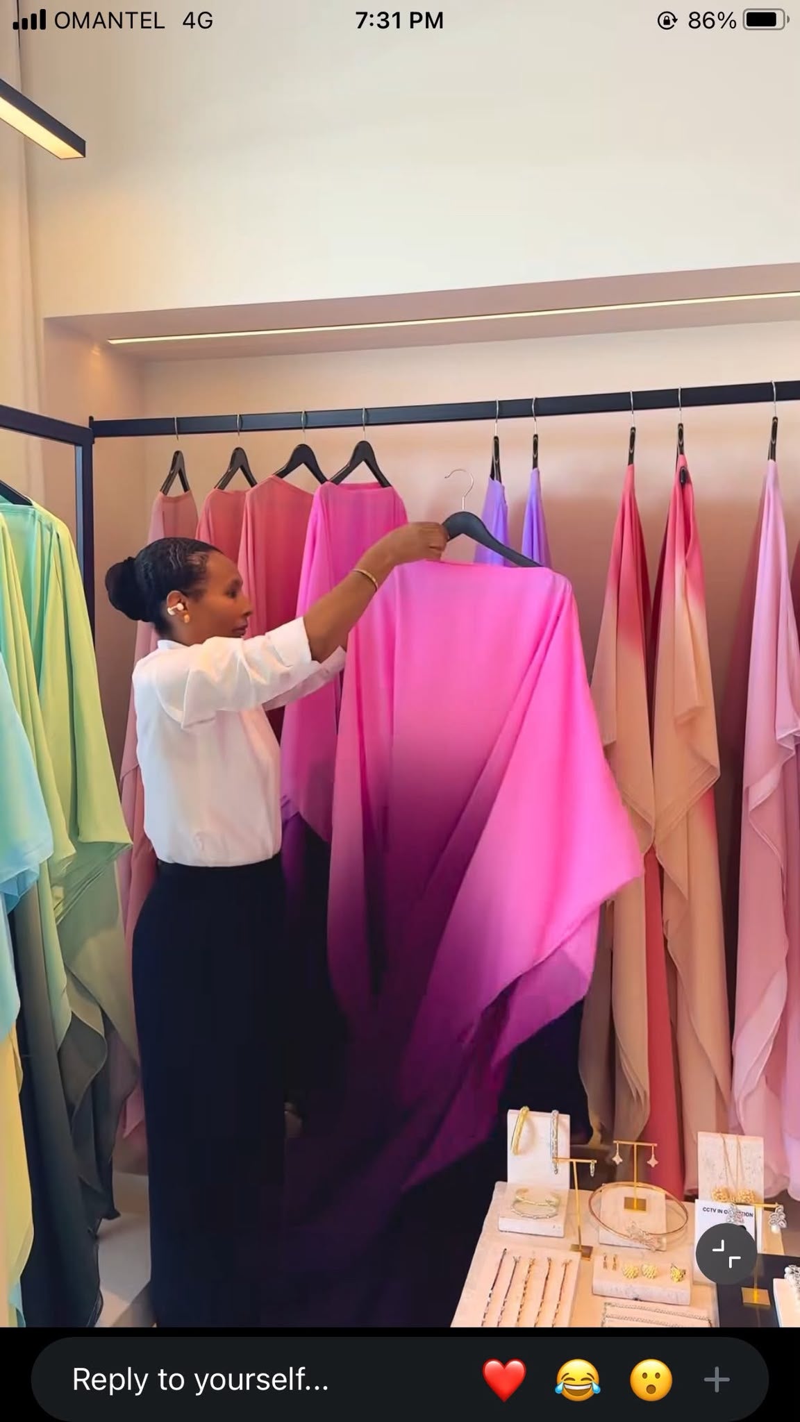 Flow pink x purple Ombré -